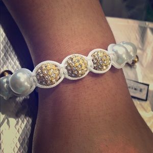 White Twine Adjustable Bracelet